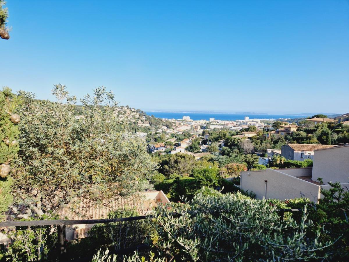 Superbe T4 -Vue Mer- Tout Confort Refait A Neuf! Apartment Bormes-les-Mimosas Luaran gambar